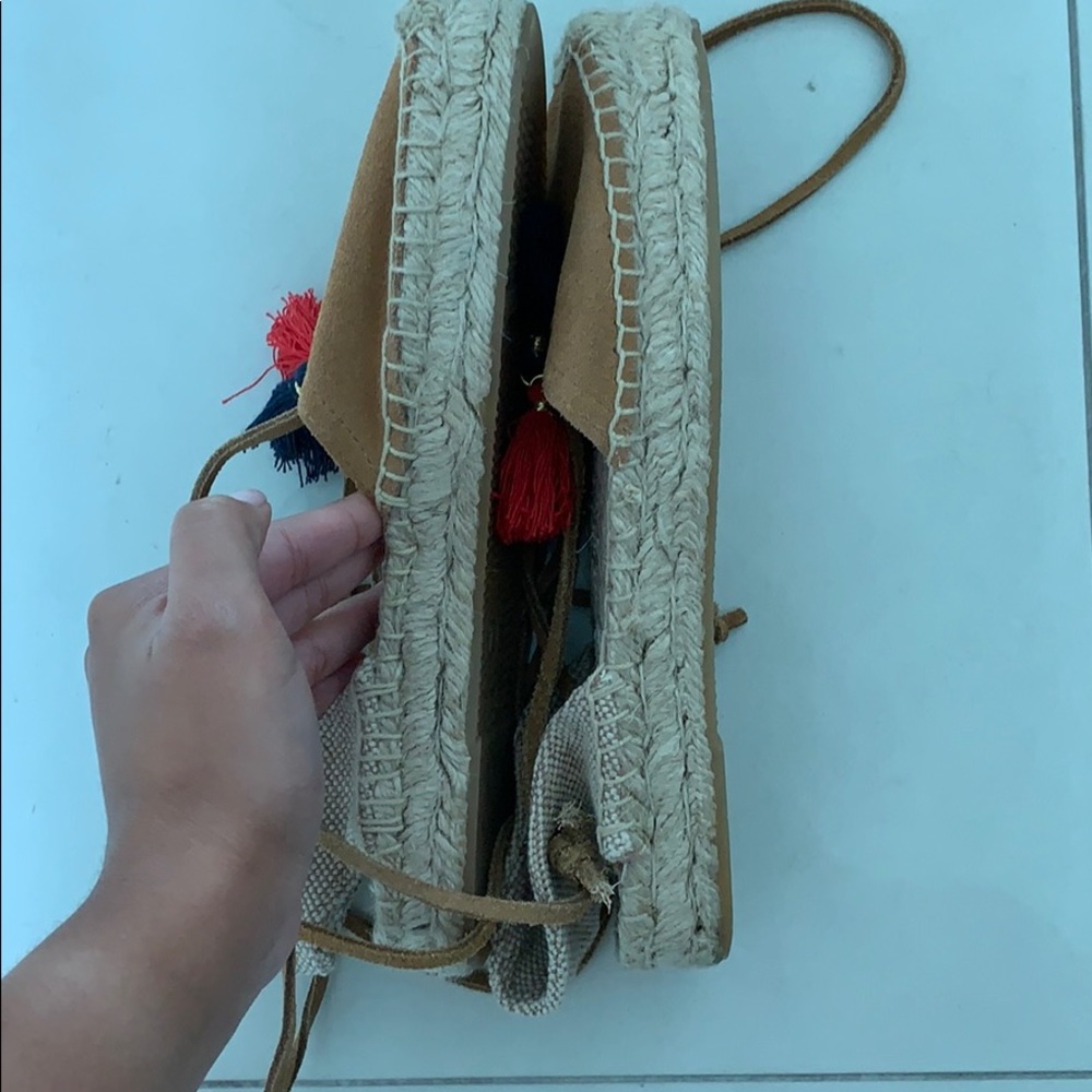 SOLUDOS espadrille camel with tassel - Picture 5 of 7